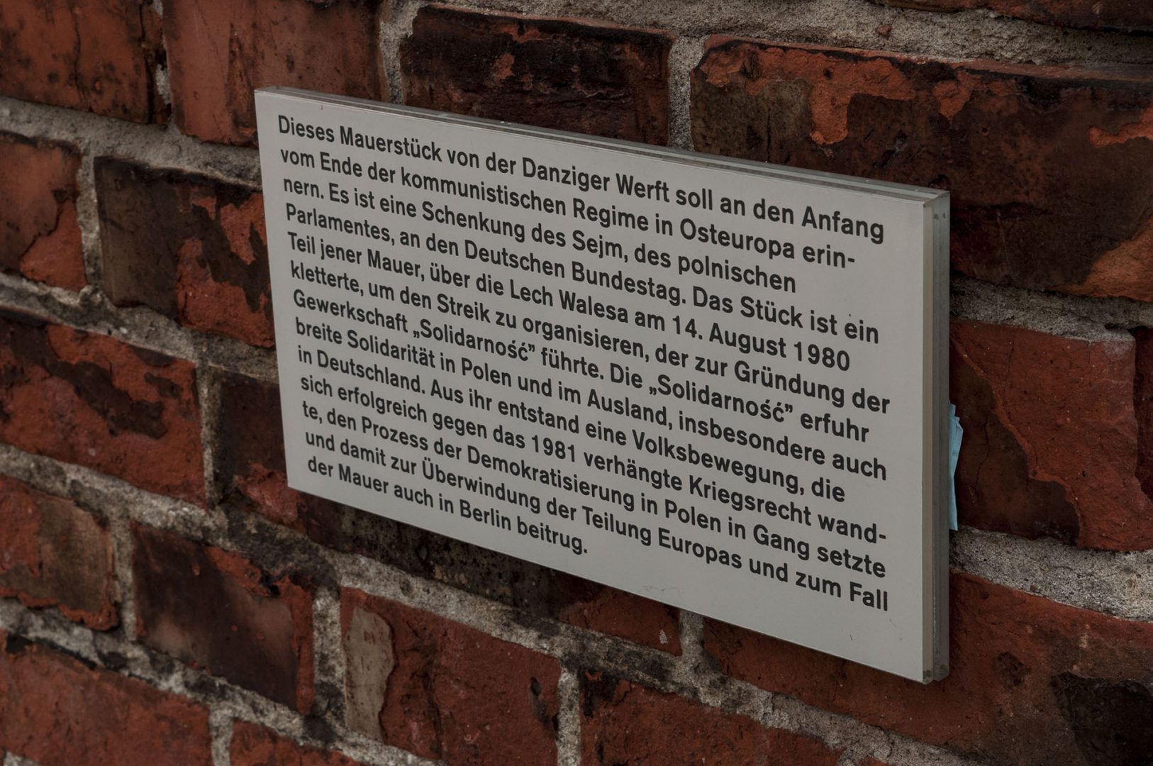 Polish Memorial at the Reichstag
