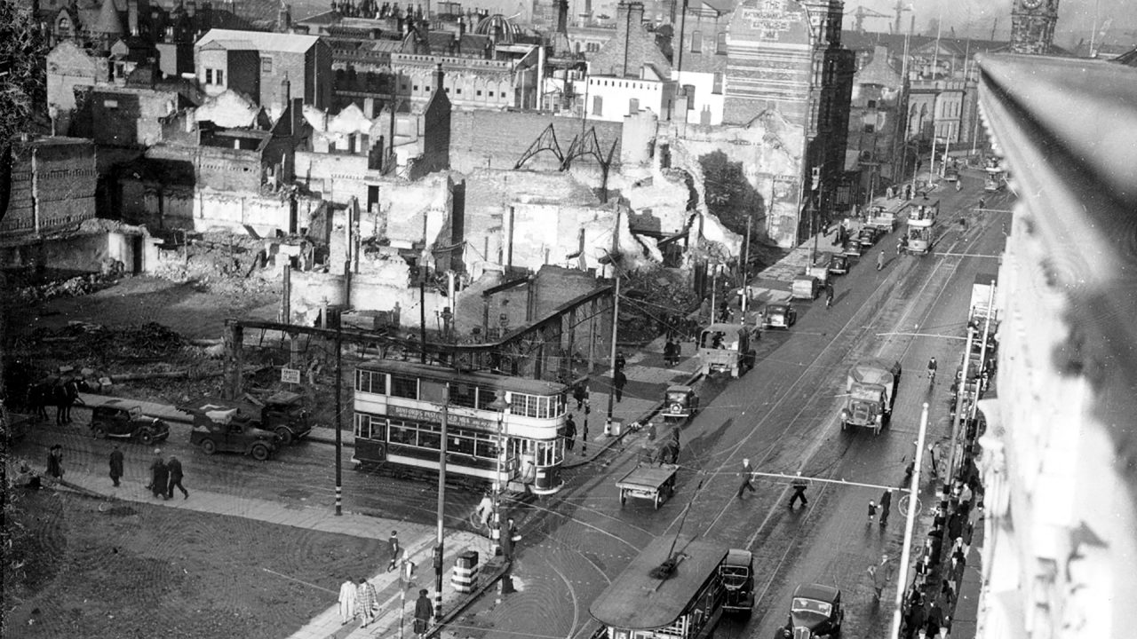 View from the Woolworths Building - WartimeNI