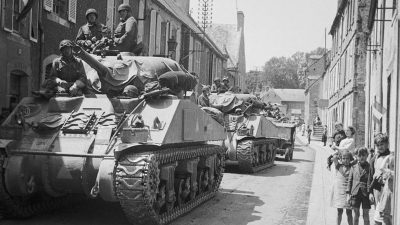 Featured image for Military Vehicles on parade, Bayeux