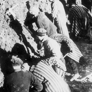 Prisoners at work in Sachsenhausen