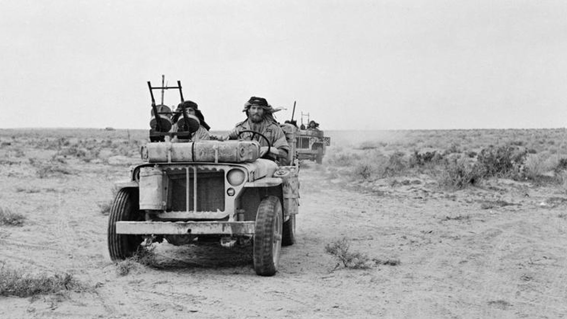 SAS Jeep in North Africa