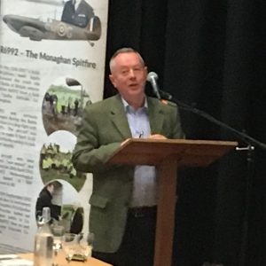 Liam Campbell speaks at 