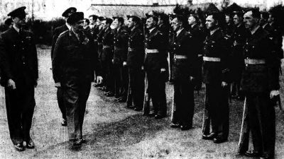Featured image for Field Marshal Sir Bernard Montgomery at Long Kesh Airfield, Co. Down