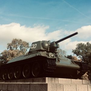 Soviet Army T-34 Tank in Berlin, Germany