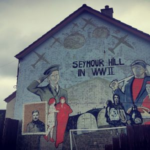 Second World War mural in Seymour Hill