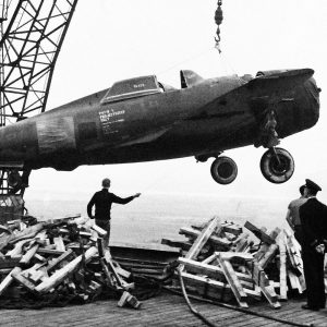 P-47s unloaded in Belfast