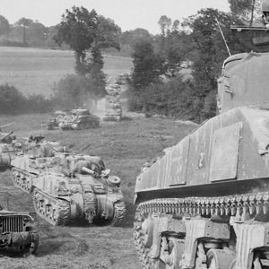 Irish Guards in Normandy, France