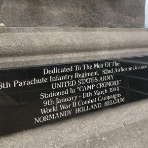 Memorial to 82nd Airborne Division in Portstewart, Co. Londonderry