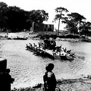 British Army cross the River Bann at Newferry