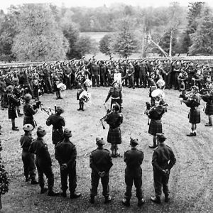Pipes and Drums at Crom Castle