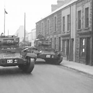 Tank crews training in Ulster
