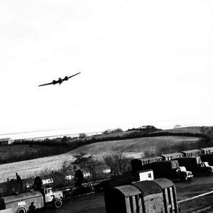 R.A.F. Bomber over Kilrea, Co. Londonderry